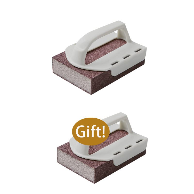 Aluminium Oxide Scouring Sponge – Heavy-Duty, Removable Handle & 5-Pack