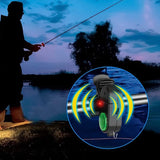 Fishing Bite Alarm with LED Light – Sound Alert, Adjustable Sensitivity & Clip-On Weatherproof