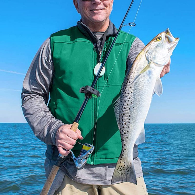 Fishing Bite Alarm with LED Light – Sound Alert, Adjustable Sensitivity & Clip-On Weatherproof