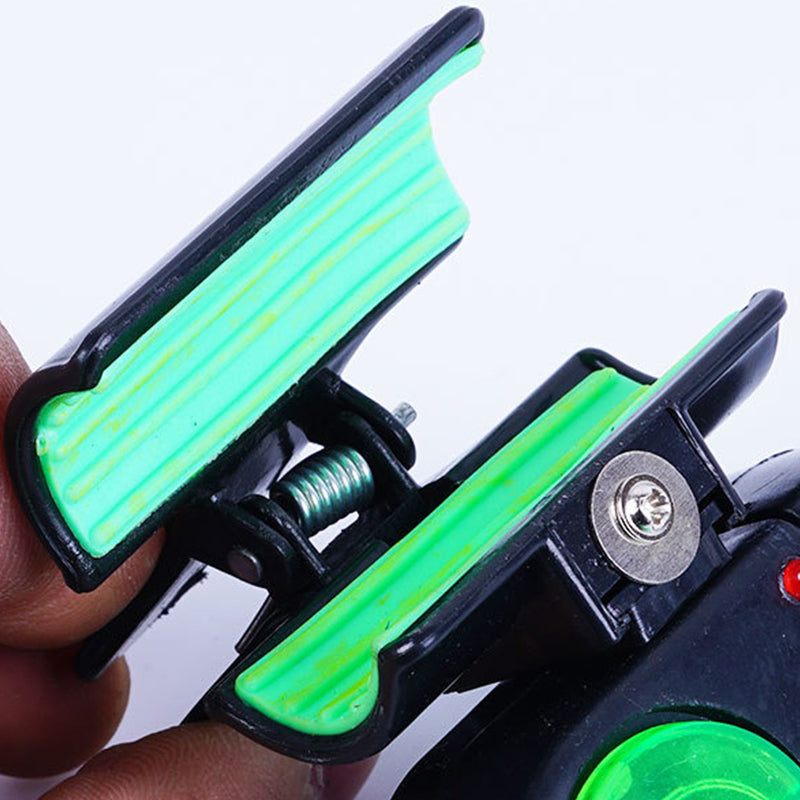 Fishing Bite Alarm with LED Light – Sound Alert, Adjustable Sensitivity & Clip-On Weatherproof