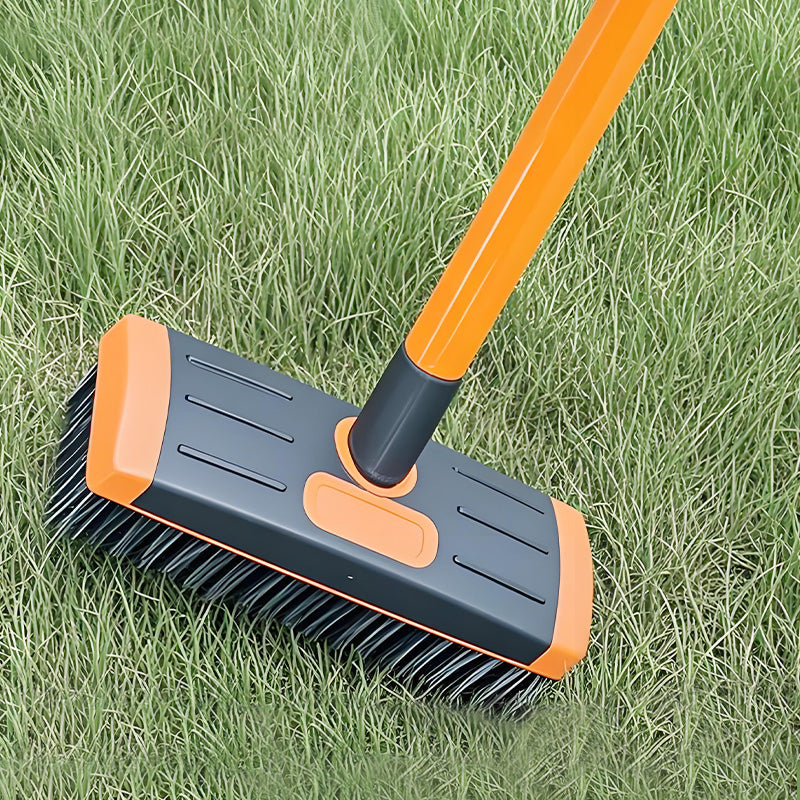 3-in-1 Weed Brush Set – Steel Bristles, 117cm Adjustable Handle & Two Brush Heads