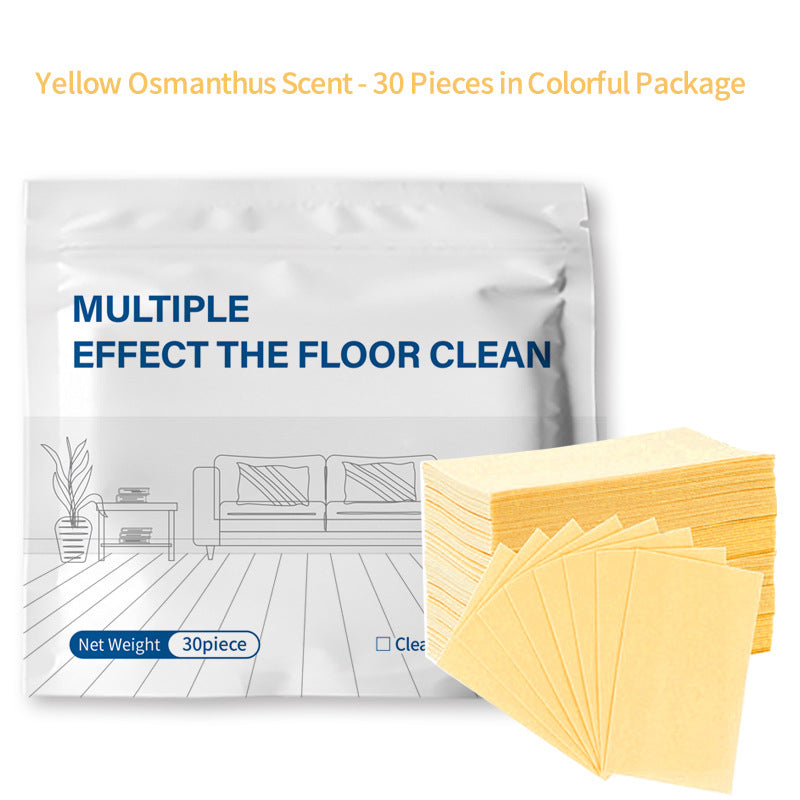 Concentrated Floor Cleaning Tablets – 30-Pack, 5 Colors & Multi-Surface