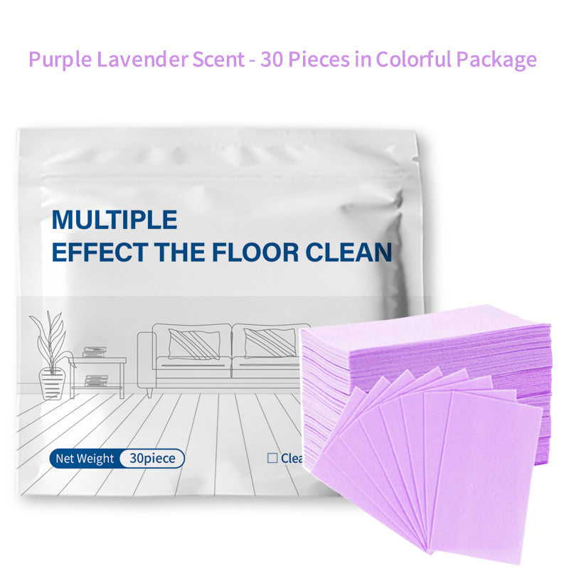 Concentrated Floor Cleaning Tablets – 30-Pack, 5 Colors & Multi-Surface