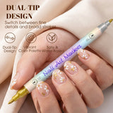 Nail Art Marker Set – Dual Tips, Water-Based Ink & 12 or 24 Colors