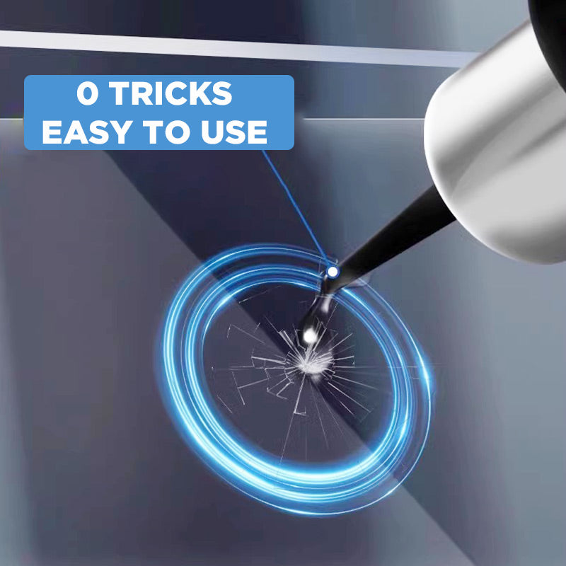 Windshield Glass Repair Kit – UV Resin, Injection Tool & Weatherproof Cure