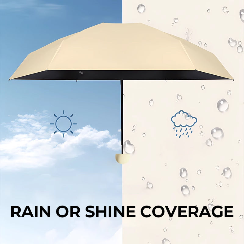 Capsule Pocket Umbrella – UPF50+ UV Protection, Windproof & Compact