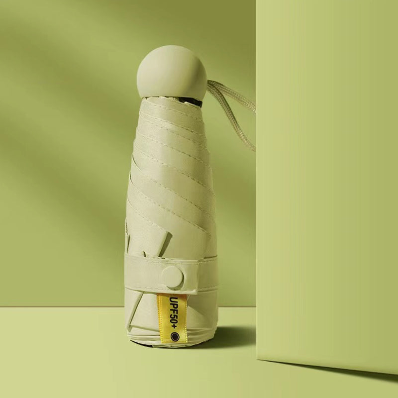 Capsule Pocket Umbrella – UPF50+ UV Protection, Windproof & Compact