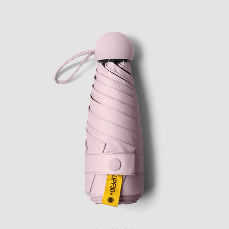 Capsule Pocket Umbrella – UPF50+ UV Protection, Windproof & Compact