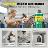 2-Component Metal Epoxy Adhesive – 60g, Waterproof & 1:1 Dual Syringe