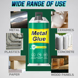 2-Component Metal Epoxy Adhesive – 60g, Waterproof & 1:1 Dual Syringe