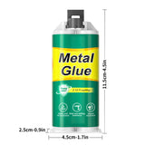 2-Component Metal Epoxy Adhesive – 60g, Waterproof & 1:1 Dual Syringe