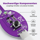 Inductance Tester for Mainboard Diagnosis – LED Indicator, USB-C & 86×22mm PCB Probe