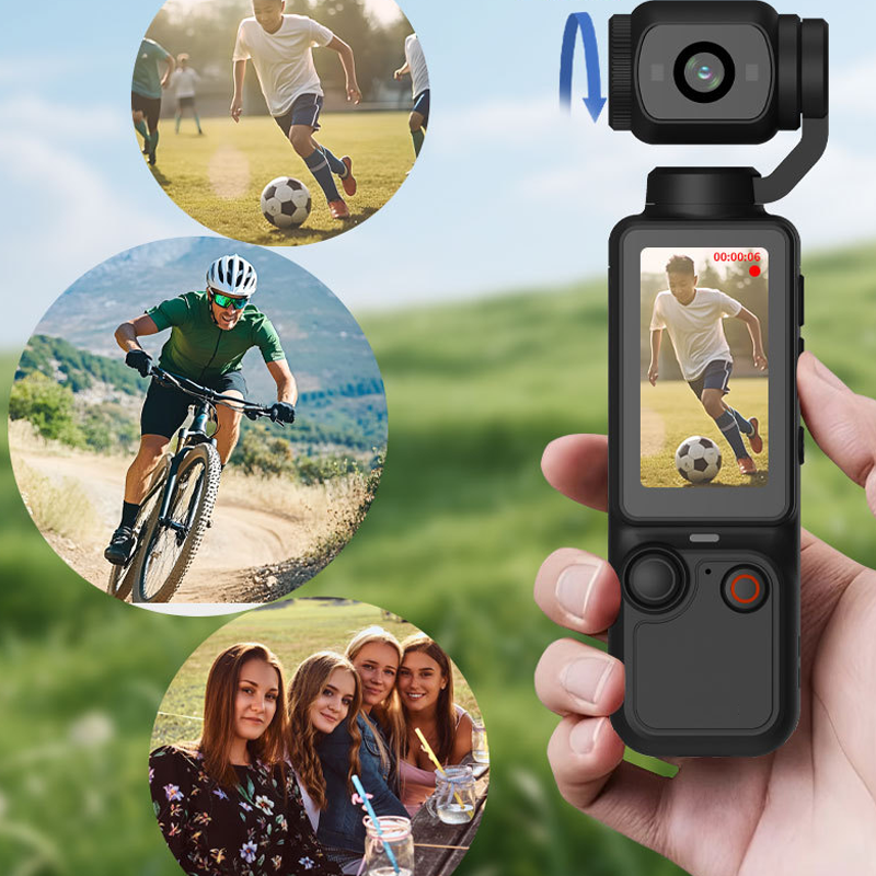 Pocket Action Camera – 1080P, 1.9-Inch Touchscreen & 170° Wide Angle