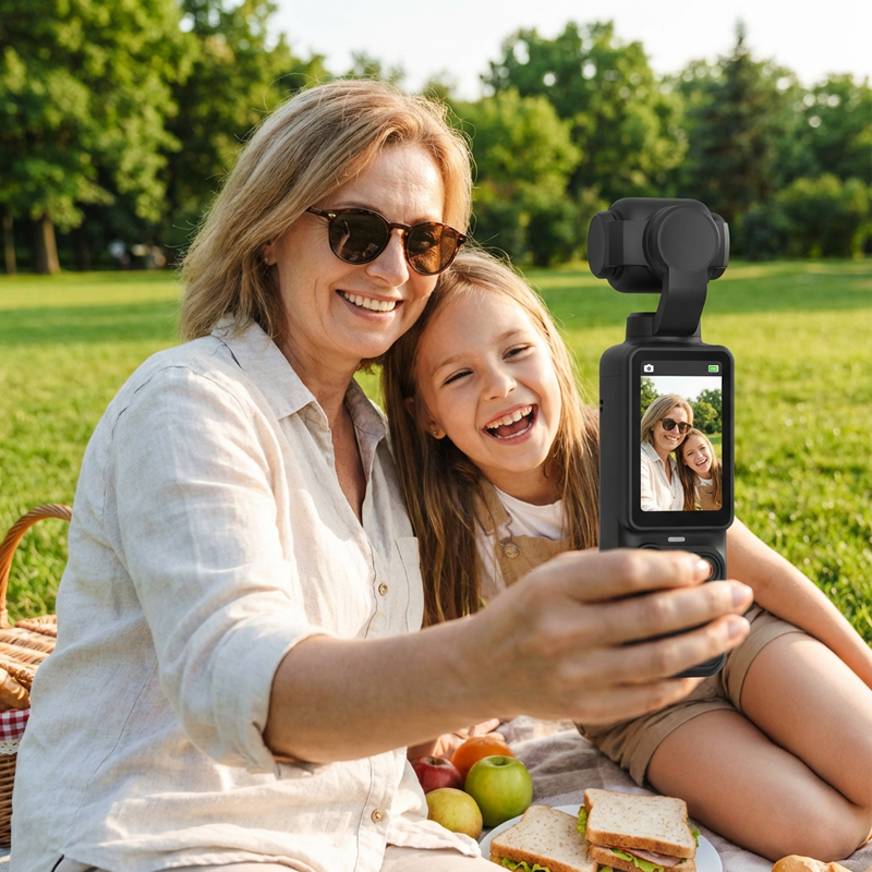 Pocket Action Camera – 1080P, 1.9-Inch Touchscreen & 170° Wide Angle
