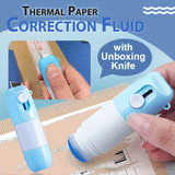 Data Privacy Blackout Pen – 2-in-1 Thermal Paper Roller, Package Opener & 10ml Refill