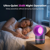 USB Mosquito Killer Lamp – 365nm UV, 360° Suction & 25dB Quiet