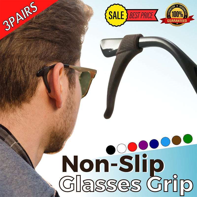 Anti-Slip Silicone Eyeglass Ear Hooks – Flexible, Universal Fit & 12 Colors