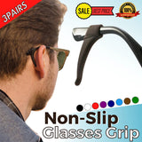 Anti-Slip Silicone Eyeglass Ear Hooks – Flexible, Universal Fit & 12 Colors