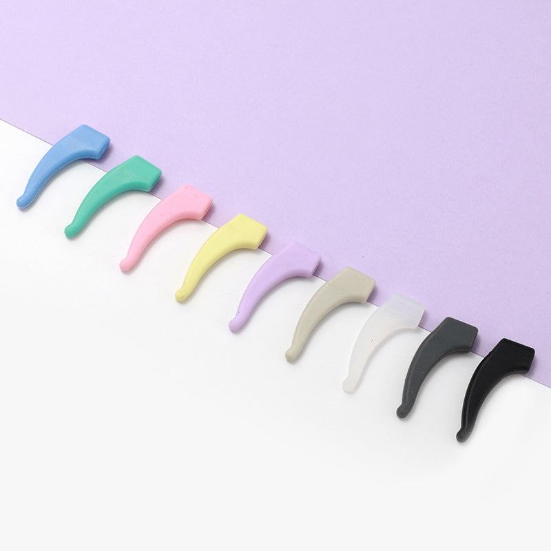 Anti-Slip Silicone Eyeglass Ear Hooks – Flexible, Universal Fit & 12 Colors