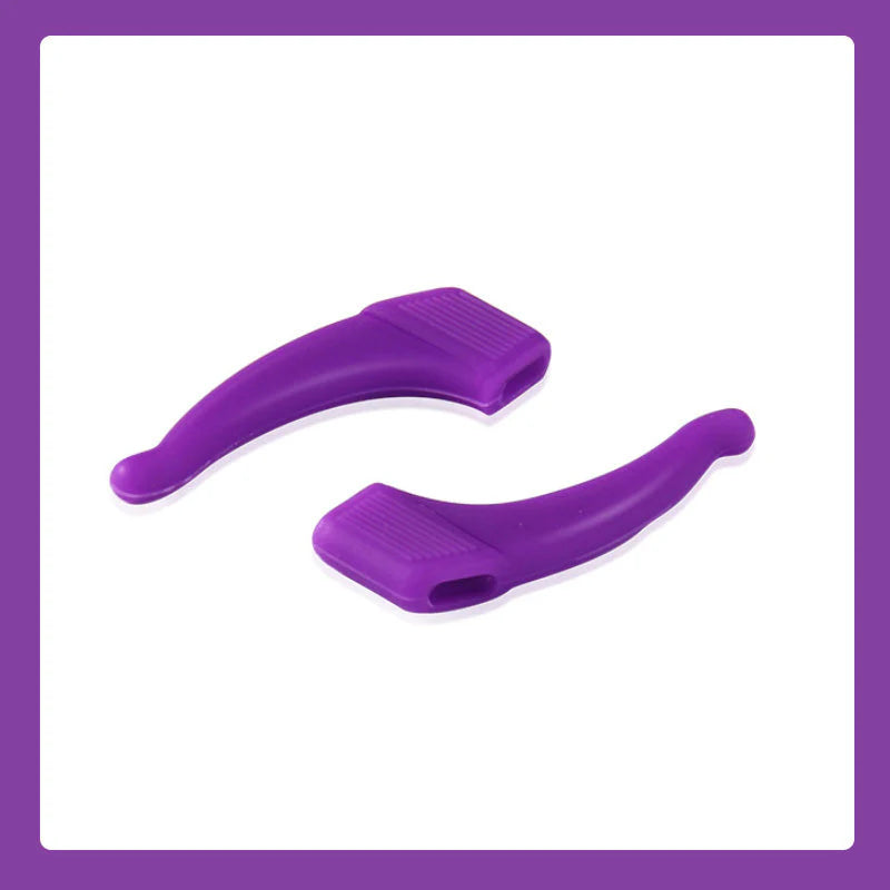 Anti-Slip Silicone Eyeglass Ear Hooks – Flexible, Universal Fit & 12 Colors
