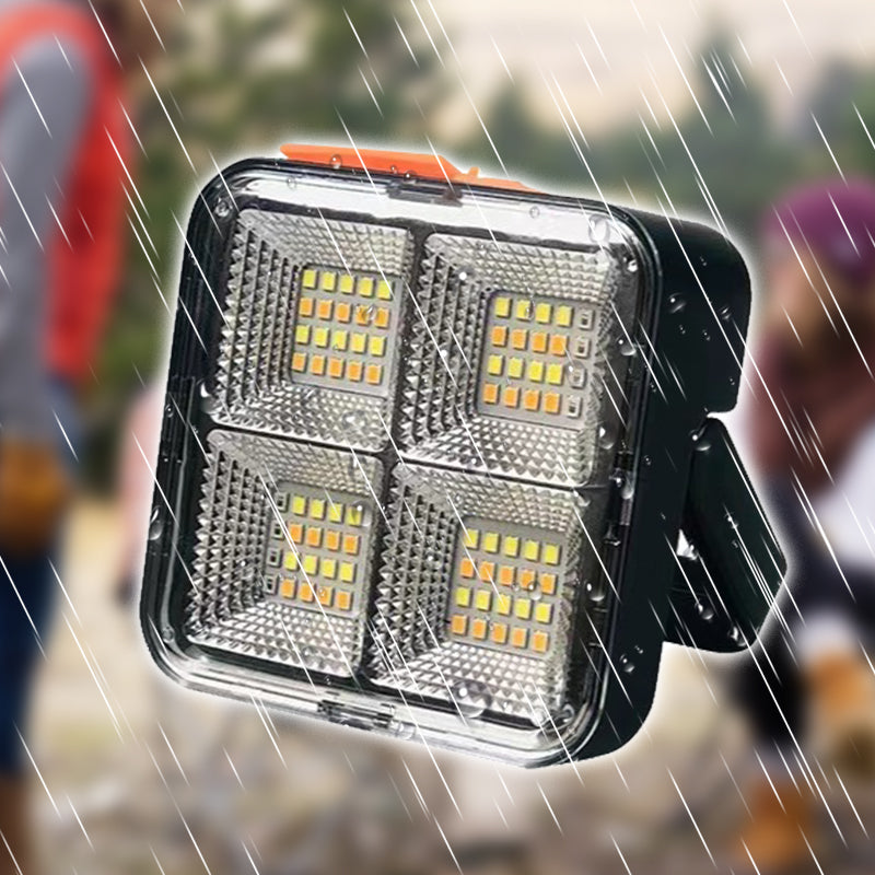 40-LED Solar Work Light – Powerbank, Magnetic Stand & IP66 Waterproof