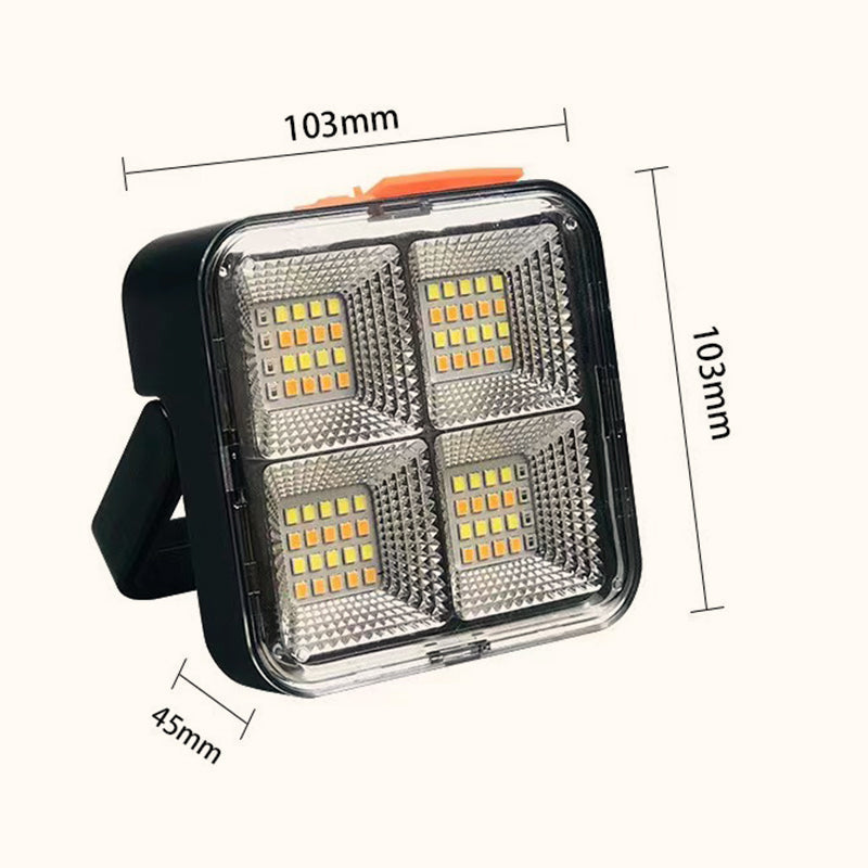 40-LED Solar Work Light – Powerbank, Magnetic Stand & IP66 Waterproof