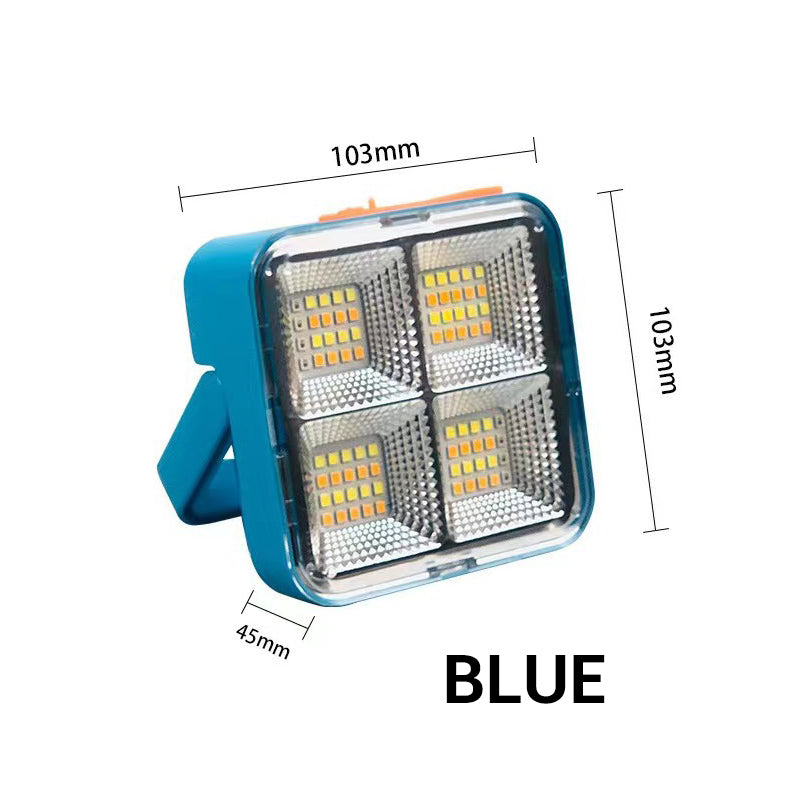 40-LED Solar Work Light – Powerbank, Magnetic Stand & IP66 Waterproof