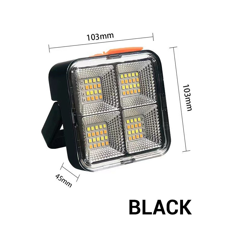 40-LED Solar Work Light – Powerbank, Magnetic Stand & IP66 Waterproof
