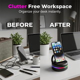 Portable Bluetooth Speaker – RGB Lighting, Built-In Phone Stand & Wireless