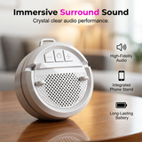 Portable Bluetooth Speaker – RGB Lighting, Built-In Phone Stand & Wireless