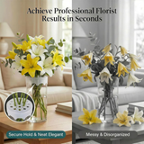 Silicone Flower Arranging Grid – Stretches to 10cm, Reusable, BPA-Free, for Vases