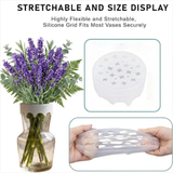 Silicone Flower Arranging Grid – Stretches to 10cm, Reusable, BPA-Free, for Vases