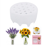 Silicone Flower Arranging Grid – Stretches to 10cm, Reusable, BPA-Free, for Vases