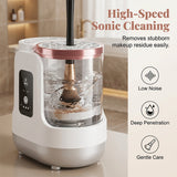 Electric Makeup Brush Cleaner – UV Light Sterilizer, 850 RPM Sonic & USB Powered