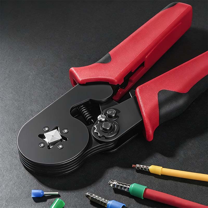 Insulated Wire Terminal Kit – Copper Core, Color-Coded & Crimping Tool