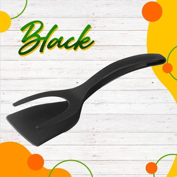 2-in-1 Silicone Tongs & Spatula – Heat-Resistant, Non-Scratch, Dishwasher Safe