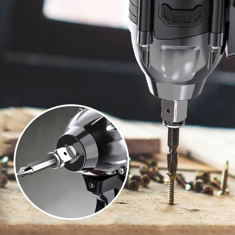 Cordless Electric Impact Wrench – 480Nm Brushless, Lithium Battery & LED Light