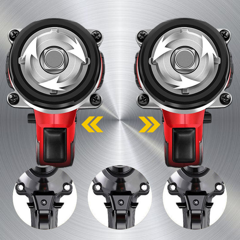 Cordless Electric Impact Wrench – 480Nm Brushless, Lithium Battery & LED Light