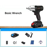 Cordless Electric Impact Wrench – 480Nm Brushless, Lithium Battery & LED Light