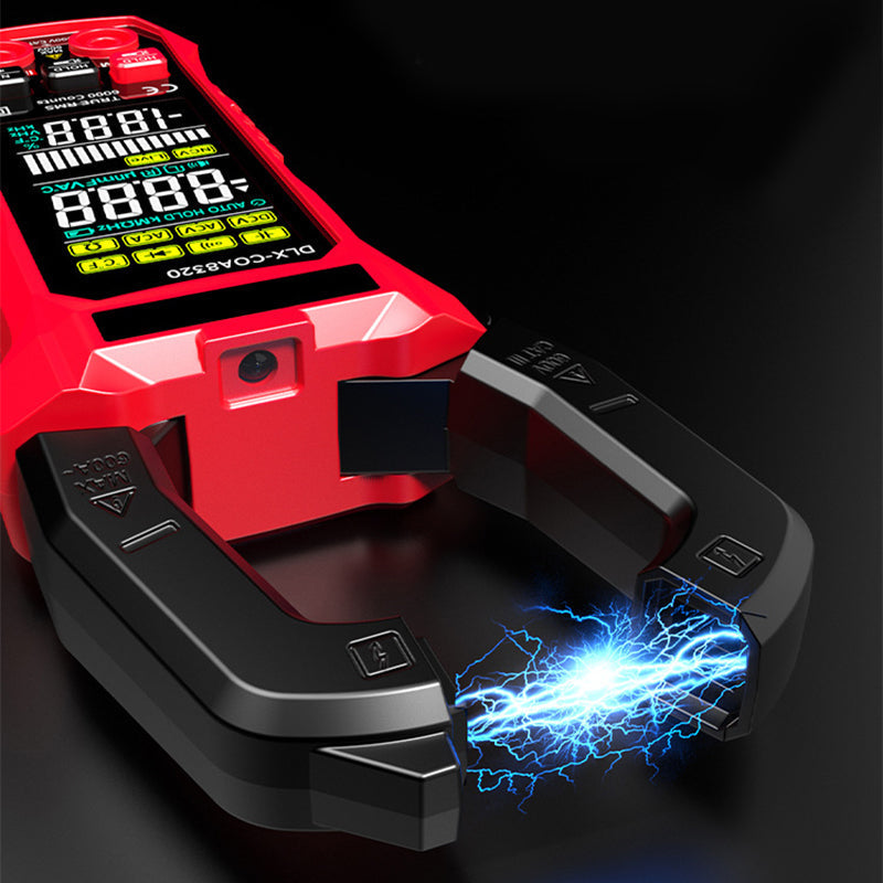 Digital Clamp Meter – 600A Auto-Range, AC/DC Voltage, NCV & LED Flashlight