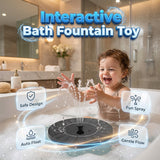 Floating Solar Water Fountain – 7.4V Rechargeable, 30–70cm Spray & Pool Bath Toy