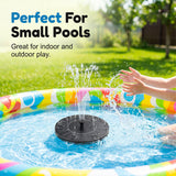 Floating Solar Water Fountain – 7.4V Rechargeable, 30–70cm Spray & Pool Bath Toy