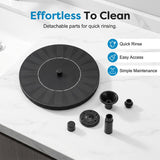 Floating Solar Water Fountain – 7.4V Rechargeable, 30–70cm Spray & Pool Bath Toy