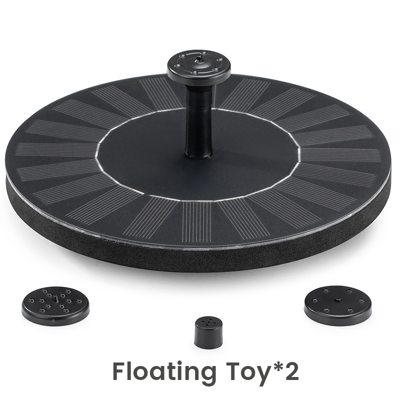 Floating Solar Water Fountain – 7.4V Rechargeable, 30–70cm Spray & Pool Bath Toy