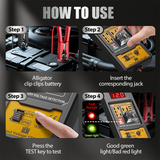 Relay Voltage Tester – 12V/24V LED Display, 4-Pin & 5-Pin, 11–25V Range