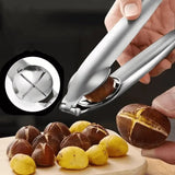 Premium Stainless Steel Chestnut Opener - Effortless Peeling Tool for Perfectly Roasted Chestnuts