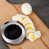 Premium Stainless Steel Egg Slicer - 3 Versatile Cutting Styles for Effortless Meal Prep!