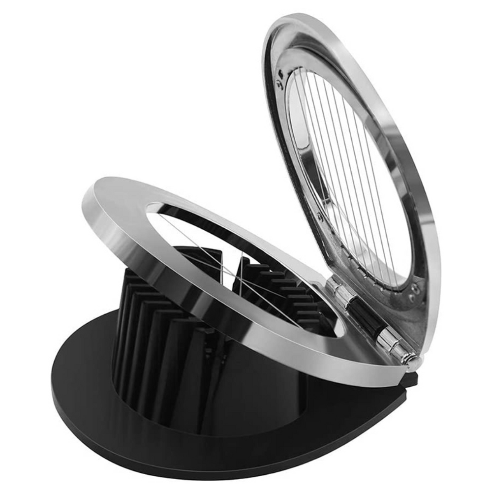 Premium Stainless Steel Egg Slicer - 3 Versatile Cutting Styles for Effortless Meal Prep!