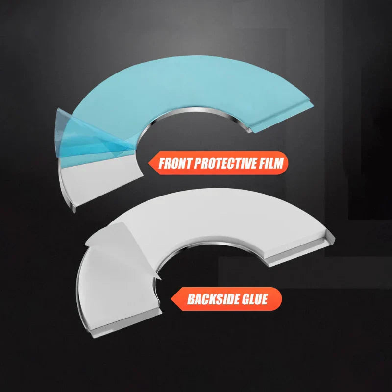 Stainless Steel Faucet Escutcheon Cover – Self-Adhesive, 21–51mm & Chrome