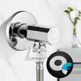 Stainless Steel Faucet Escutcheon Cover – Self-Adhesive, 21–51mm & Chrome